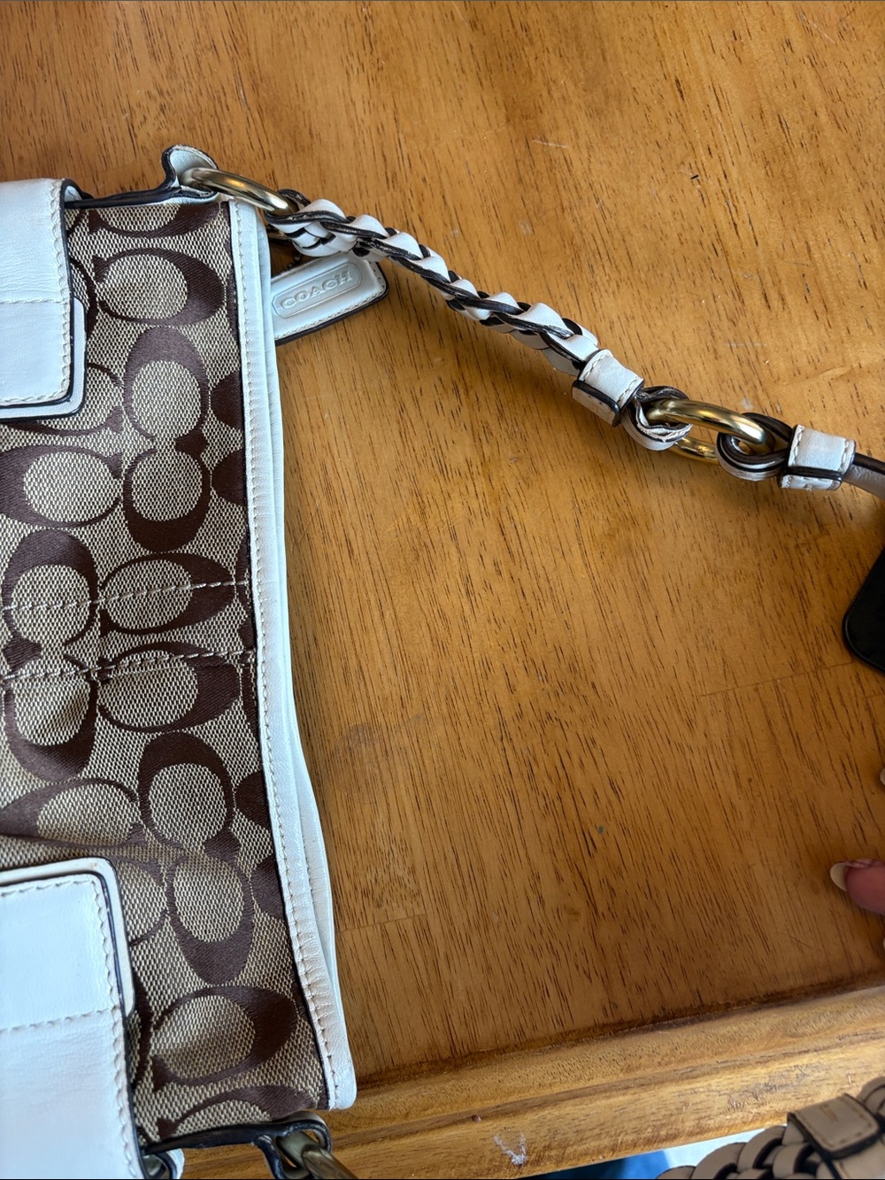 Coach Poppy for Peace Signature Canvas Shoulder Bag - Picture 5 of 11